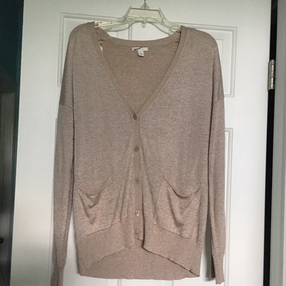Tan/Beige Buttoned Cardigan